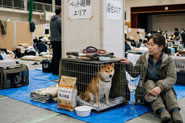 犬と避難所
